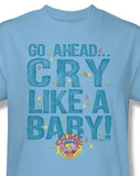 Cry Baby candy t-shirt men's regular fit blue cotton graphic tee retro vintage style 1980's 80's 70's for sale