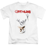 Gremlins T-shirt retro 1980s movie poster graphic printed cotton white tee