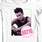 Beverly Hills 90210 Luke Perry T-shirt adult fit white cotton graphic tee CBS773