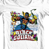Black Goliath t-shirt retro Marvel design men's regular fit tee shirt