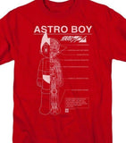 Astro Boy t-shirt Mechanical design Retro 80's TV cartoon graphic tee ABOY104