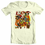 Marvel Comics T-shirt 70's Dr. Strange Capt Marvel 100% cotton graphic tee