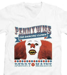 IT movie Pennywise T-shirt horror movie distressed  graphic cotton white tee