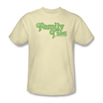 Family Ties T-shirt retro 80's television TV graphic 100% cotton tan tee CBS902