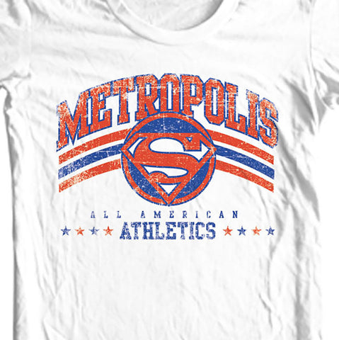 Metropolis Athletics Superman T-shirt American Way DC comics graphic tee DCO523
