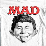 MAD Magazine Alfred E Newman T-shirt  retro 1970s funny graphic tee WBT349