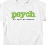 Psych t-shirt Fake Psychic Real Detective comedy TV series graphic tee NBC589