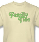 Family Ties T-shirt retro 80's television TV graphic 100% cotton tan tee CBS902