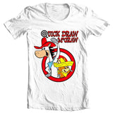 Quick Draw McGraw and Bubba Louie t-shirt retro Saturday morning cartoons tee
