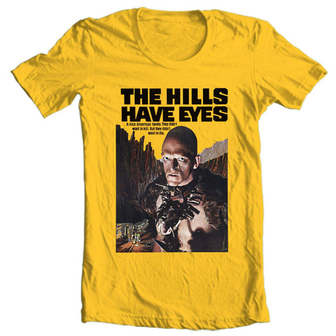 The Hills Have Eyes T Shirt Wes Craven retro vintage horror movie graphic tee for sale