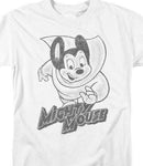 Mighty Mouse superhero Retro Saturday Morning cartoon classics t-shirt CBS1136