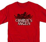 Charlie's Angels T-shirt distressed logo retro 1970s TV show graphic tee Sony255