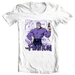 The Phantom T-shirt vintage superhero comic book retro comic strip Golden Age graphic tee white