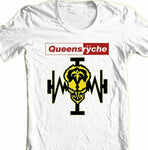 Queensryche T shirt 80s metal Operation Mind Crime rock 100% cotton tee shirt
