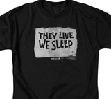 They Live T-shirt Roddy Piper retro style sci fi movie graphic tee for sale
