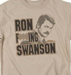Ron F***ING Swanson T-shirt Parks and Recreation graphic tee NBC197