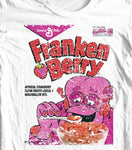 FrankenBerry box T-shirt Monster Cereal Boo-Berry Chocula retro 80s cotton tee