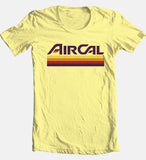 Air Cal t-shirt retro vintage style men's regular fit cotton graphic tee