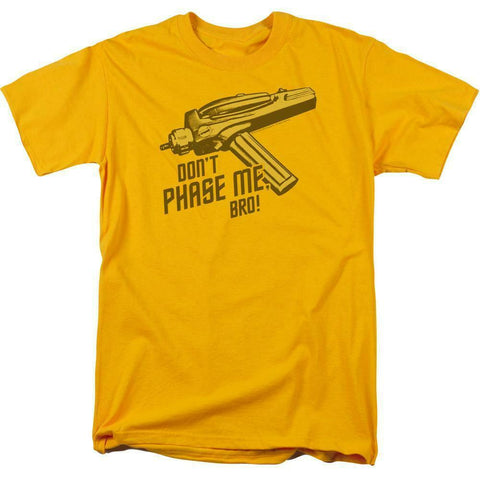 Star Trek phaser T-shirt Dont Phase Me 100% cotton Spock Kirk  for sale
