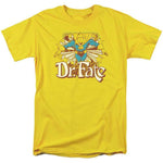 Dr Fate T-shirt retro 80s DC comic book cartoon superhero gold  tee DCO682