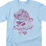 Supergirl T-shirt DC Comics regular fit crew neck cotton graphic tee DCO171