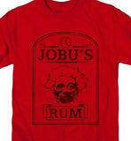 Major League Jobu's Rum Wild thing retro 80's movie red graphic t-shirt PAR466