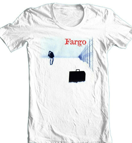 Fargo Movie T-shirt reto 90s classic movie 100% cotton graphic white tee