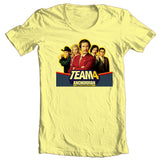 Anchorman Team 4 T-shirt Ron Burgundy movie 100% cotton graphic  tee