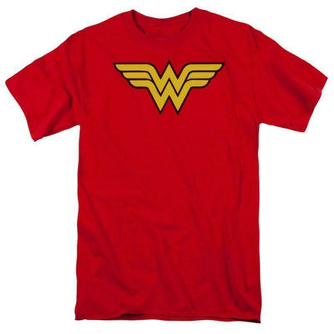 Wonder Woman Logo T-shirt comics superhero classic fit cotton graphic tee DCO266