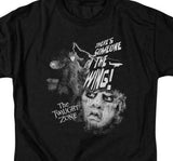The Twilight Zone Nightmare at 20,000 Feet t-shirt Rod Serling black  graphic tee shirt for sale online store