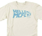 Back To The Future Hello McFly T-shirt adult regular fit graphic tee UNI366