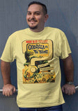 Godzilla vs the Thing T-shirt men's classic fit cotton yellow graphic tee