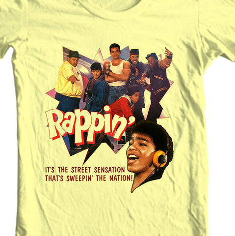 Rappin T-shirt retro 1980s breakin break dance hip hop movie  graphic tee