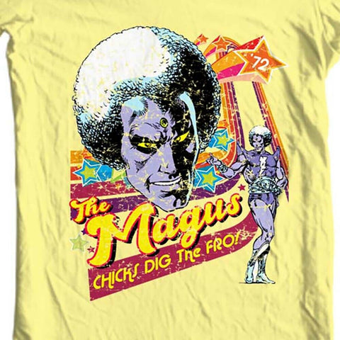 The Magus 1970s T shirt retro Adam Warlock silver age Marvel comics graphic tee