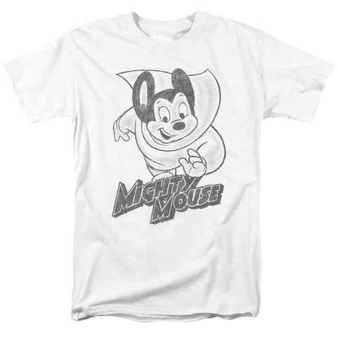 Mighty Mouse superhero Retro Saturday Morning cartoon classics t-shirt CBS1136