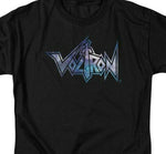 Voltron retro logo design black tee shirt for sale US online store