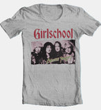 Girl School t-shirt 1980s heavy metal concert retro graphic tee
