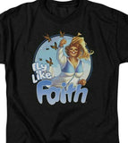 Fly Like Faith T Shirt Zephyr Harbinger Renegades  Valiant Comics LVAL236