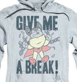 Mighty Mouse Give Me A Break retro cartoon superhero pullover hoodie CBS1587