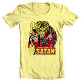 Son of Satan T-Shirt yellow crew neck 100% preshrunk cotton classic fit