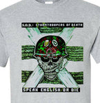 S.O.D. T shirt Stormtroopers of Death 1980's Metal band M.O.D. SOD graphic tee