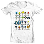 DC Comics Heroes T-shirt DC comics adult regular fit graphic cotton tee DCO280