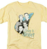 Leave it to Beaver T-shirt retro 60s classic TV graphic printed NBC575 Yellow