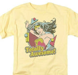 Wonder Woman Totally Awesome T-shirt retro DC comic Superman superhero DCO671