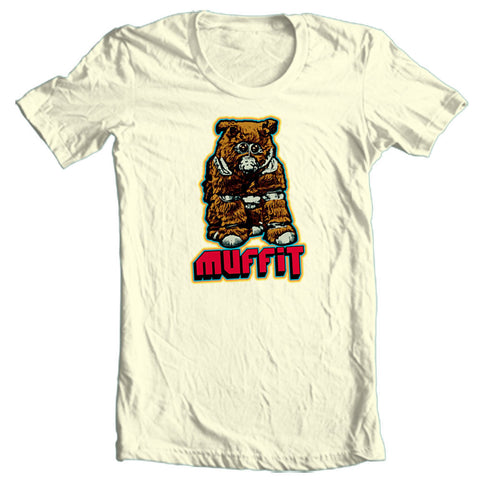 Battlestar Galactica MUFFIT T-shirt adult regular fit cotton beige graphic tee