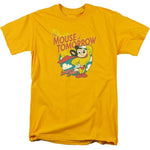 Mighty Mouse The Mouse of Tomorrow retro gold graphic t-shirt CBS960