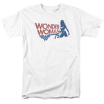 Wonder Woman silhouette t-shirt 75th anniversary dc comics graphic tee JLA711