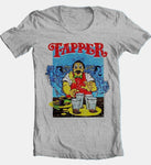 Tapper t-shirt retro 80's arcade game video game cotton blend graphic grey tee