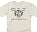 Fight Club T-shirt Paper Street Soap regular fit cotton graphic beige tee