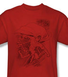 Superman T-shirt Metropolis red cotton Man Steel tee comic superhero DC 